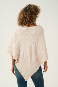 Dela Poncho Beige